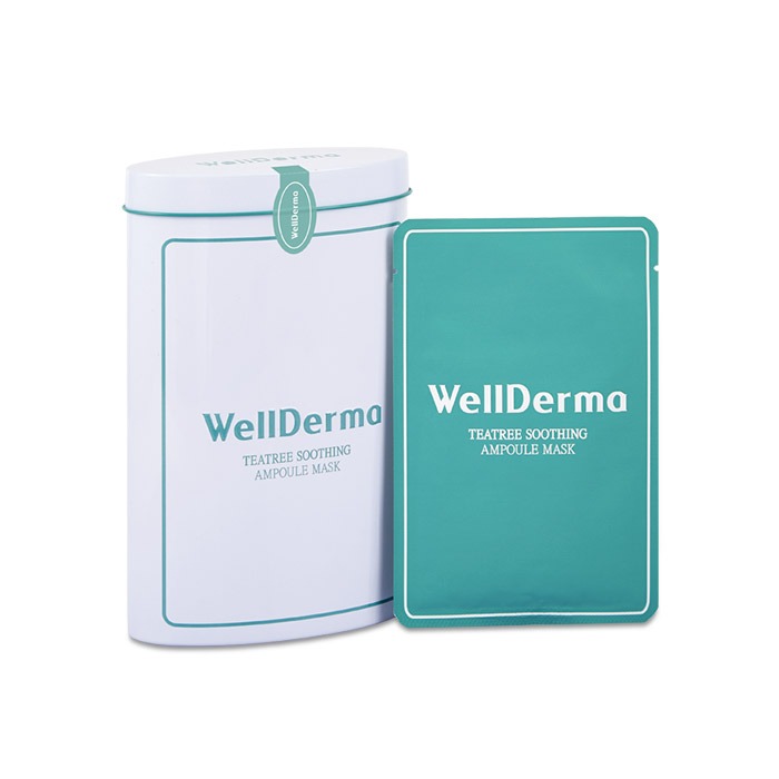WELLDERMA TEATREE SOOTHING AMPOULE MASK 10EA (CASE)